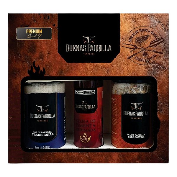 KIT TEMPEROS MARCAS DO TEMPO & BRASA #1 - EDIÇÃO ESPECIAL