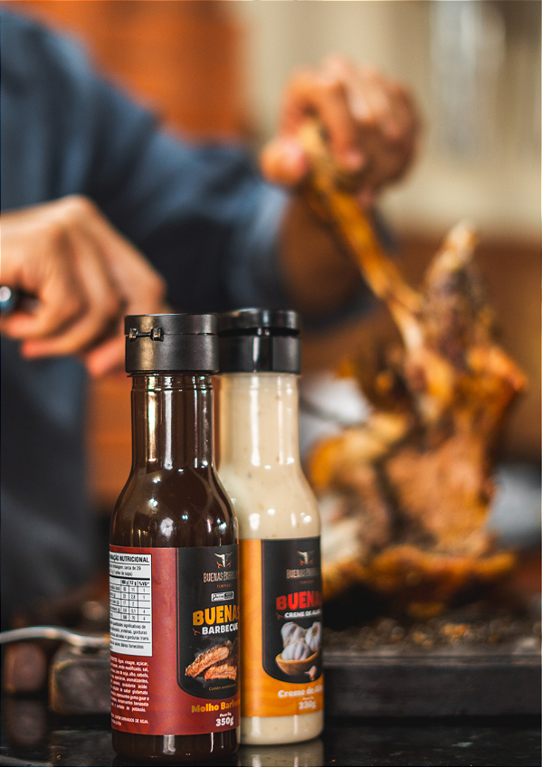 COMBO MOLHO BARBECUE E CREME DE ALHO