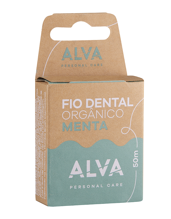 Fio dental Menta Alva - 50 m - sem plástico