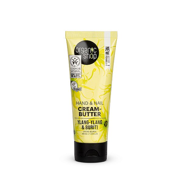 Creme para as Mãos e Unhas - Óleo de Buriti e Ylang Ylang Organic Shop (75 ml)