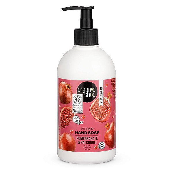 Sabonete Líquido para as Mãos - Patchouli e Romã Organic Shop (500 ml)
