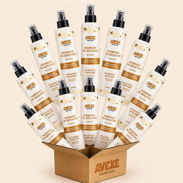 HIGIENIZADOR PRÉ DEPILATORIO AVEXE 300ML - 12 UNIDADES