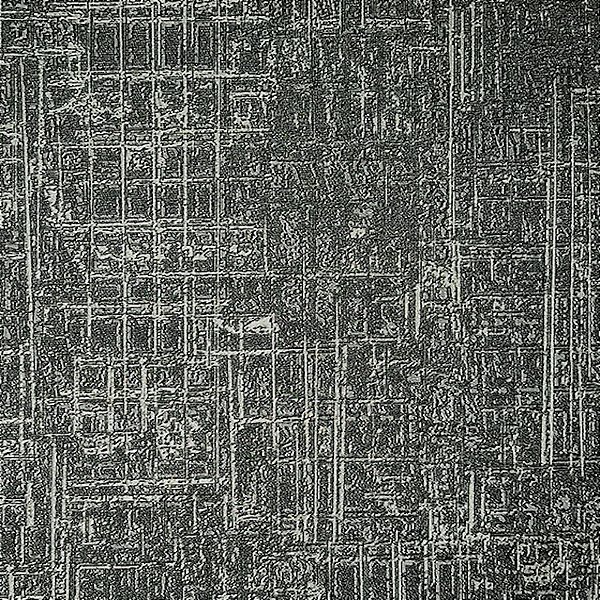 Papel de Parede Grafiato Cinza Chumbo Com Brilho - Coleção Bronx 2 Kantai