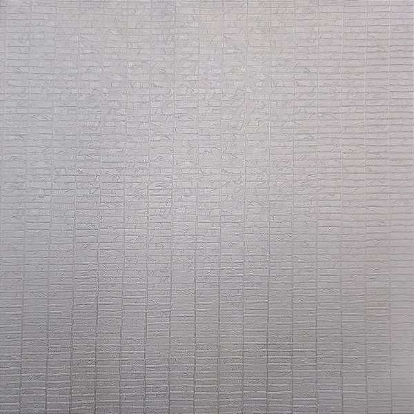 Papel de Parede Geométrico Textura Prata Leve Brilho - Coleção Grace 4 Kantai