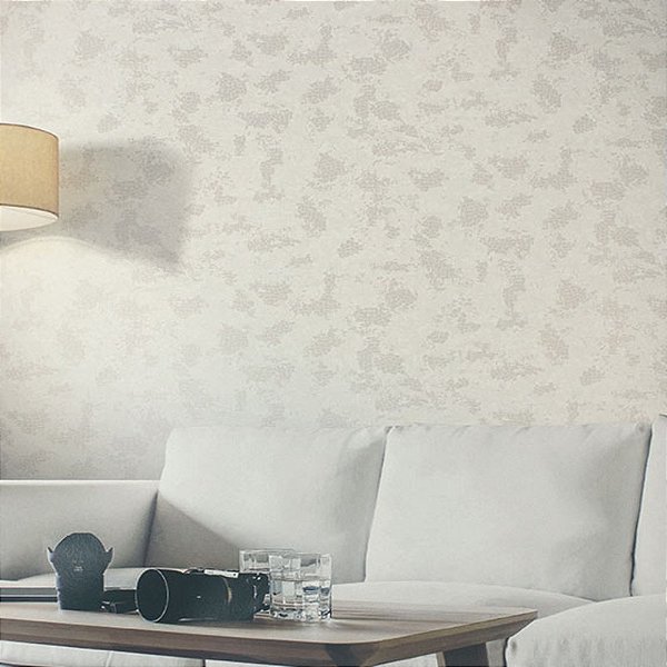 Papel de Parede Textura Croco Off-White Brilho - Coleção Classici 6 Kantai