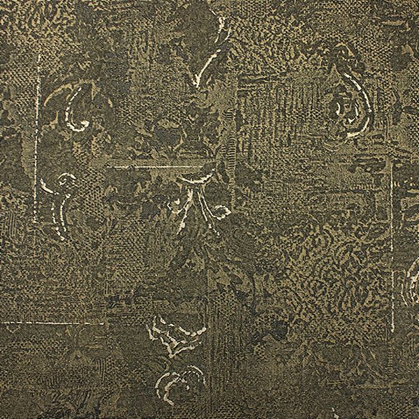 Papel de Parede Textura Colonial Marrom Brilho - Coleção Classici 6 Kantai