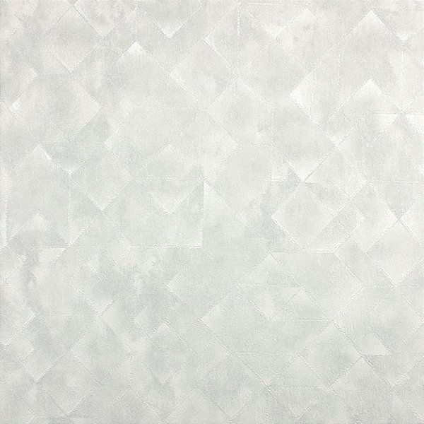 Papel de Parede Geométrico Mosaico Cinza Claro com Brilho - Coleção Poet Chart 4 | Kantai