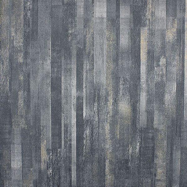 Papel de Parede Ripado Cinza Chumbo Leve brilho - Coleção Poet Chart 4 | Kantai