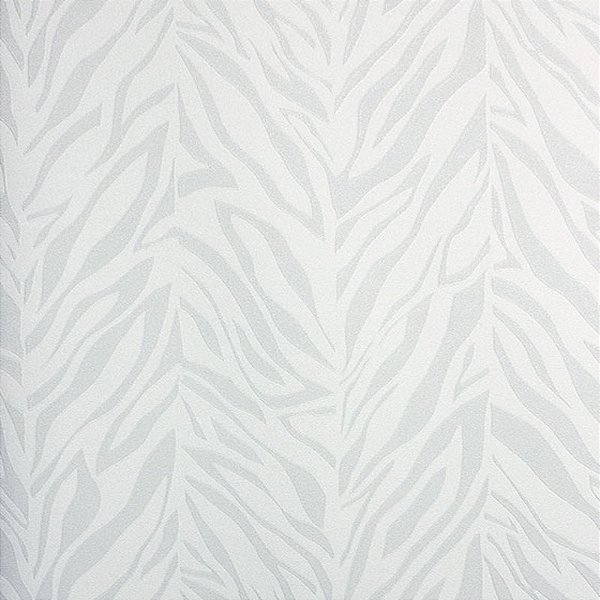 Papel de Parede Animal Print Cinza Claro Leve Brilho - Coleção Poet Chart 4 | Kantai