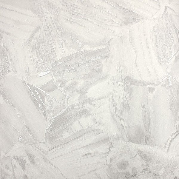 Papel de Parede Textura Espatulada Cinza Claro com Brilho - Coleção Poet Chart 4 | Kantai