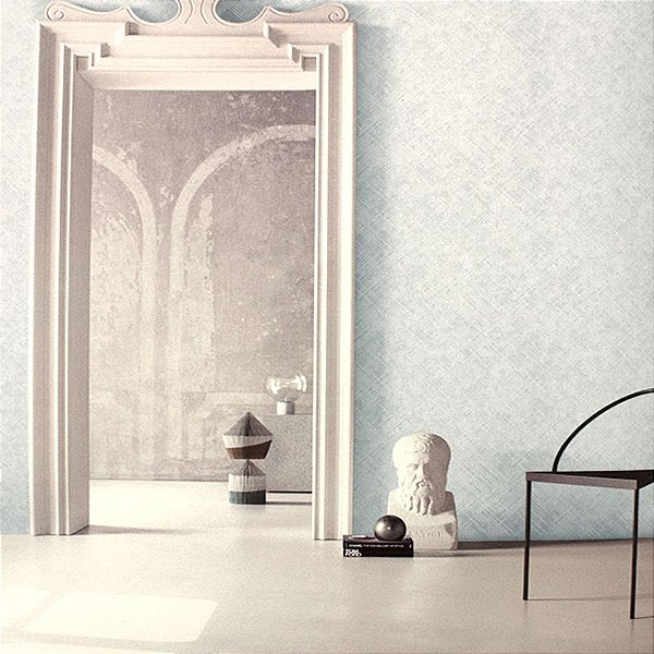 Papel de Parede Textura Cinza Claro com Brilho - Coleção Poet Chart 4 | Kantai