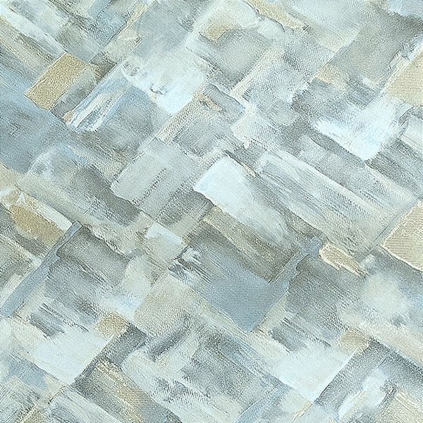 Papel de Parede Efeito Pedra Azul e Dourado Detalhes em Brilho - Coleção Adi Tare 2 | Kantai