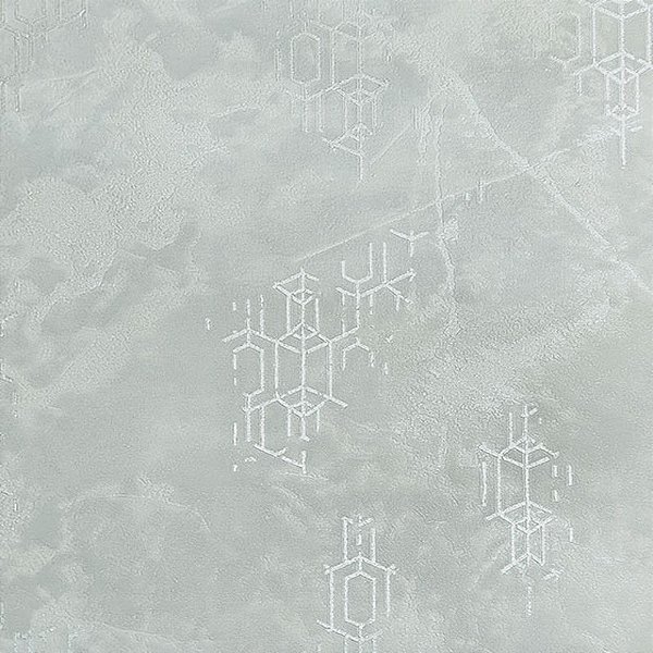 Papel de Parede Geométrico Grade Cinza Detalhes em Brilho Glitter - Coleção Adi Tare 2 | Kantai