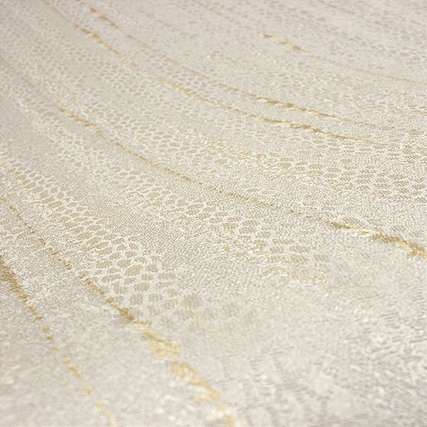 Papel de Parede Textura Animal Print Marrom Claro Acinzentado Brilho - Coleção Classici 2 | Kantai