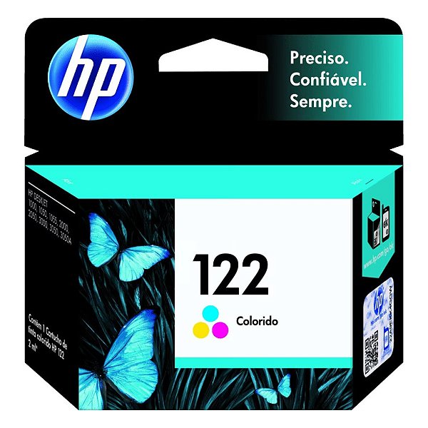 Cartucho de Tinta HP Original CH562HB 122 Color