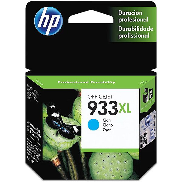 Cartucho de Tinta HP Original CN054AL 933XL Cyan