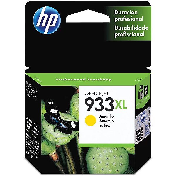 Cartucho de Tinta HP Original CN056AL 933XL Yellow