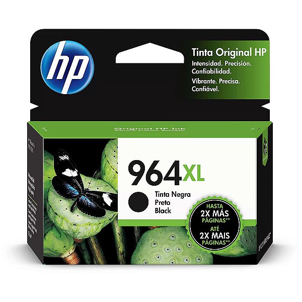 Cartucho de Tinta HP Original 3JA57AL 964XL Preto