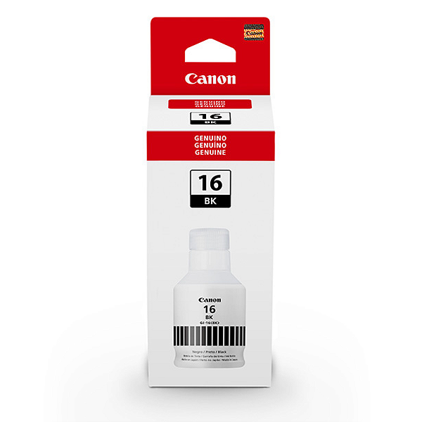 Refil de Tinta Canon Original GI-16BK Preto 167ML