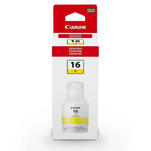 Refil de Tinta Canon Original GI-16Y Yellow 135ML