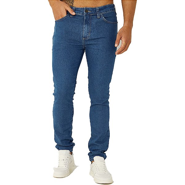 Calça Jeans Colcci Felipe Skinny VE23 Azul Masculino