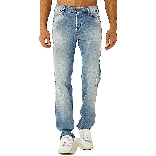 Calça Jeans Colcci Alex Slim V23 Azul Masculino