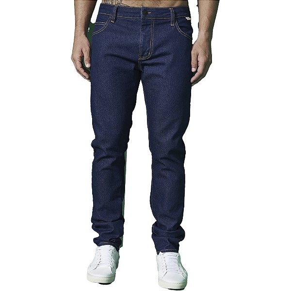 Calça Jeans Colcci Alex Slim AV23 Azul Escuro Masculino