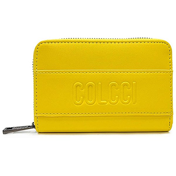 Carteira Colcci Logo V23 Amarelo Feminino