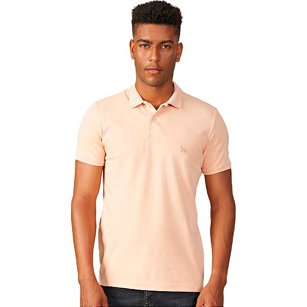 Camisa Polo Acostamento Logo V23 Rosa Masculino