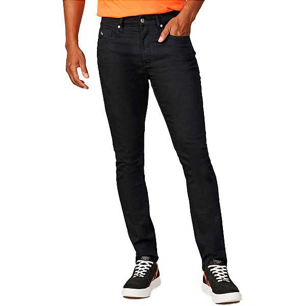 Calça Jeans Acostamento Skinny P23 Preto Masculino
