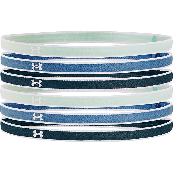 Faixa de Cabeça Under Armour Headband Mini Pack 6 Azul Unissex