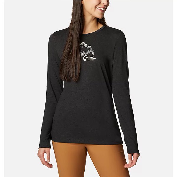 Camiseta ML Columbia Mountain Trip Preto Feminino