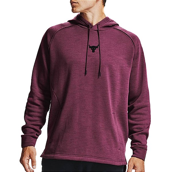 Moletom Under Armour Project Rock Charged Vinho