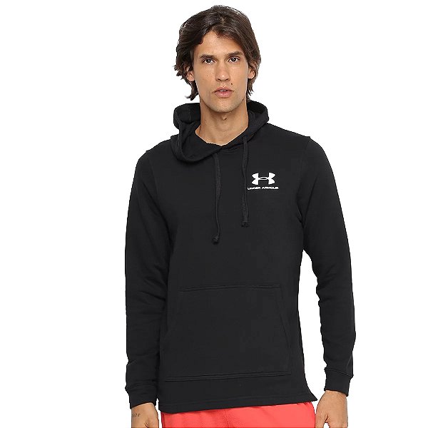 Moletom Under Armour SportStile com Capuz Preto