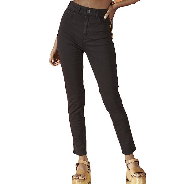 Calça Sarja Colcci Bruna Stretch Preto Feminino