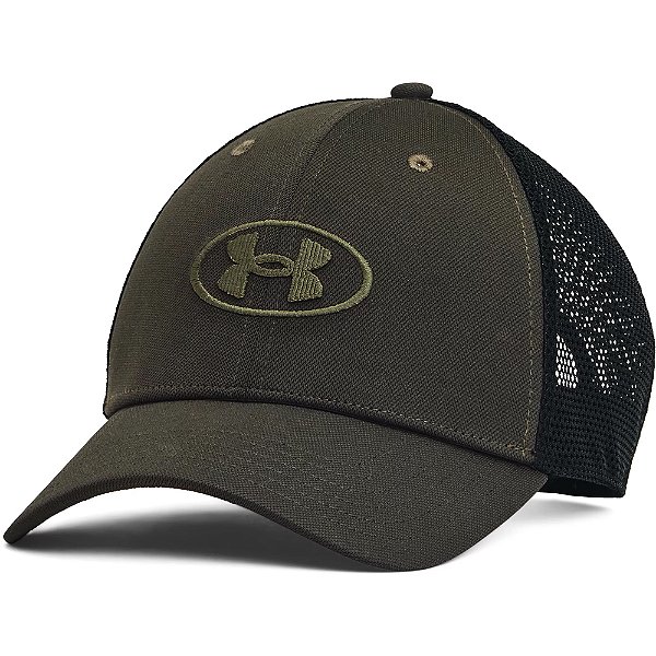 Boné Under Armour Blitzing Trucker Snapback Verde Escuro Unissex