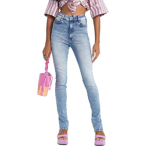 Calça Jeans Colcci Bruna Stretch PRI23 Azul Feminino