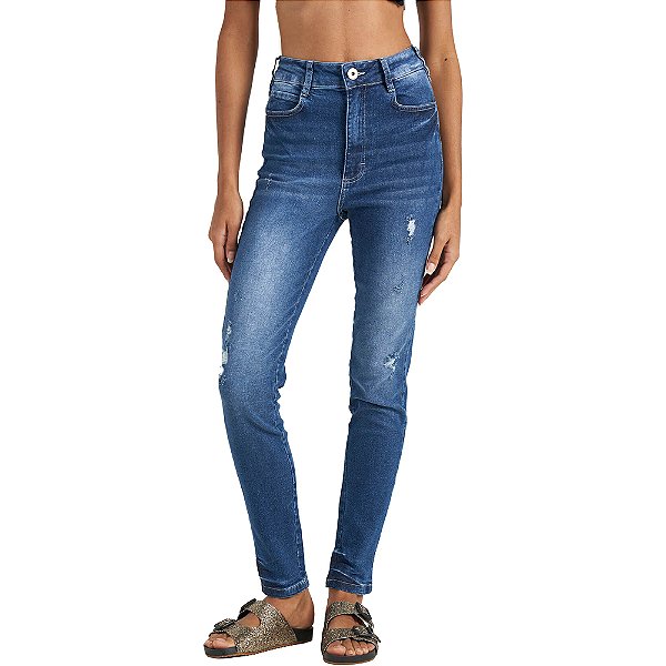 Calça Jeans Colcci Stretch Bruna PRI23 Azul Feminino