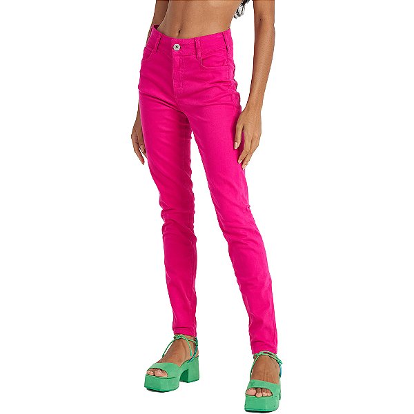 Calça Sarja Colcci Kim P23 Rosa Feminino