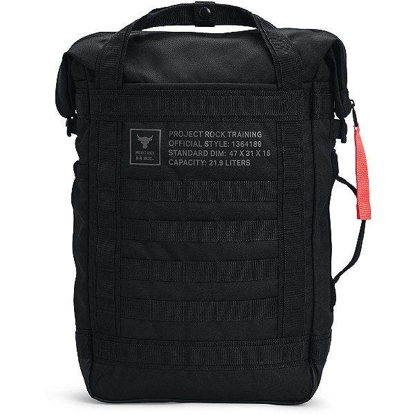 Mochila Under Armour Project Rock Box Preto 22 Litros