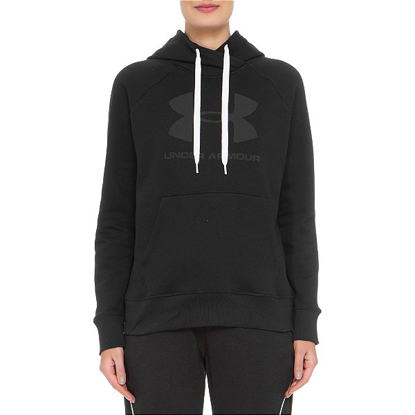 Moletom Under Armour Rival Fleece Preto Feminino