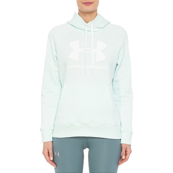 Moletom Under Armour Rival Fleece Verde Feminino