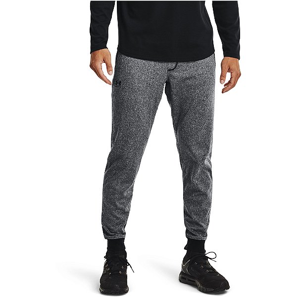 Calça Under Armour Tricot Jogger Cinza Mescla Masculino