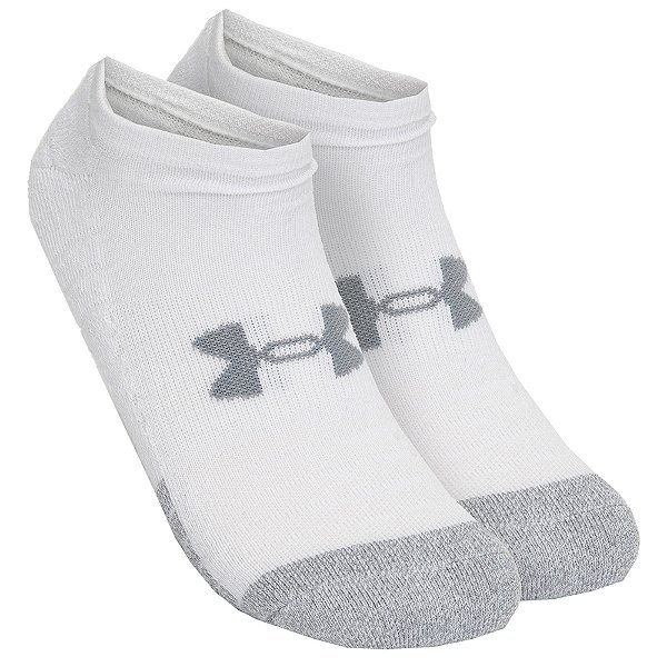 Kit 3 Meias Under Armour Heatgear Branco