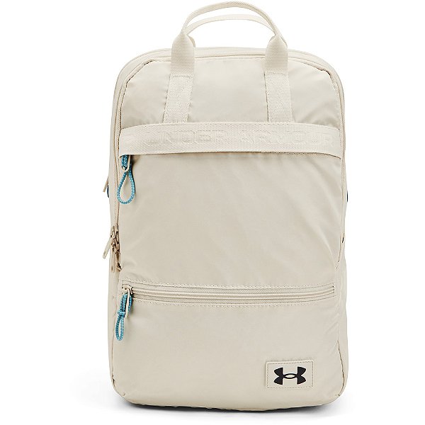 Mochila Under Armour Essentials Off White Unissex 17 Litros