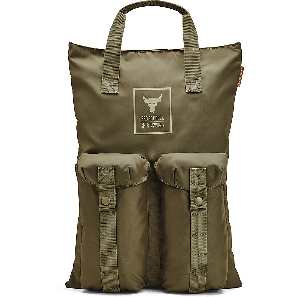 Bolsa Sacola Under Armour Project Rock Verde 19L Unissex