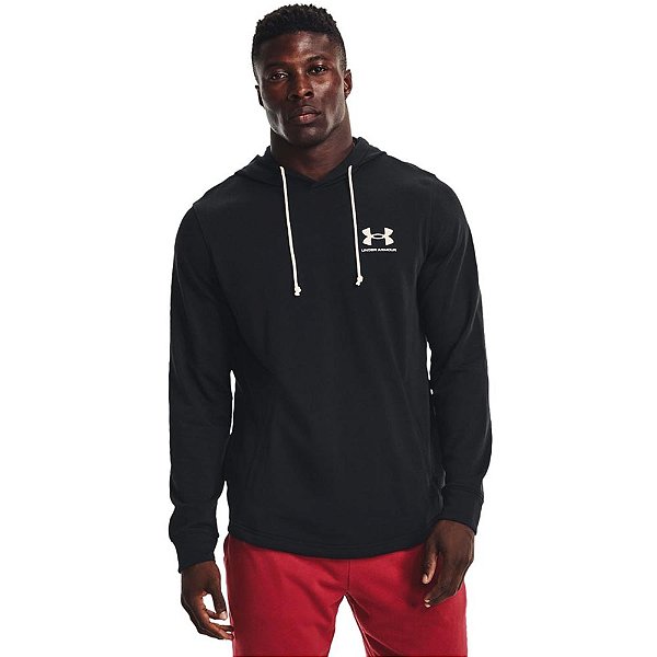 Moletom Under Armour Rival Terry Preto Masculino