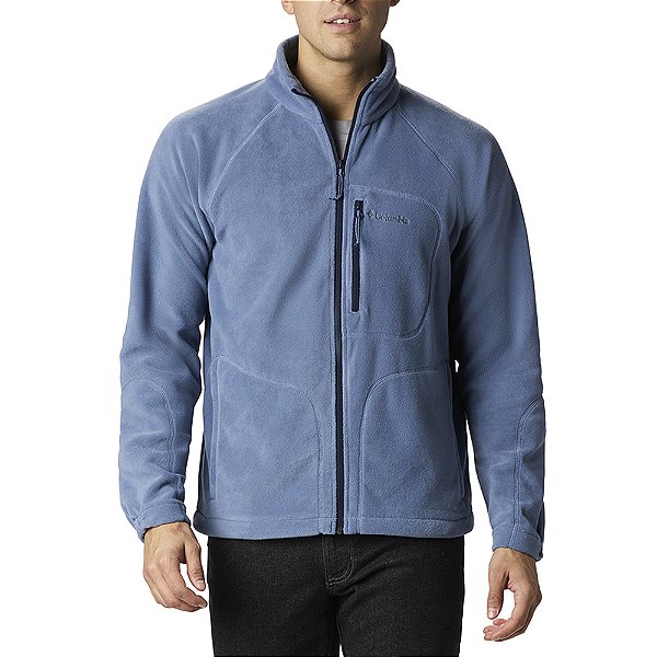 Jaqueta Columbia Fleece Fast Trek II Full Zip Azul Masculina