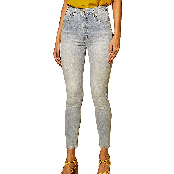Calça Jeans Forum Sabrina Cropped Azul Feminina