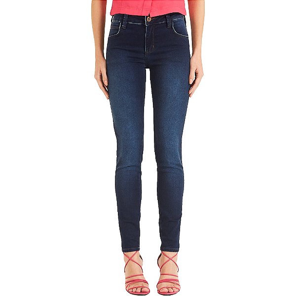 Calça Jeans Forum Verônica Cigarrete P23 Azul Feminino